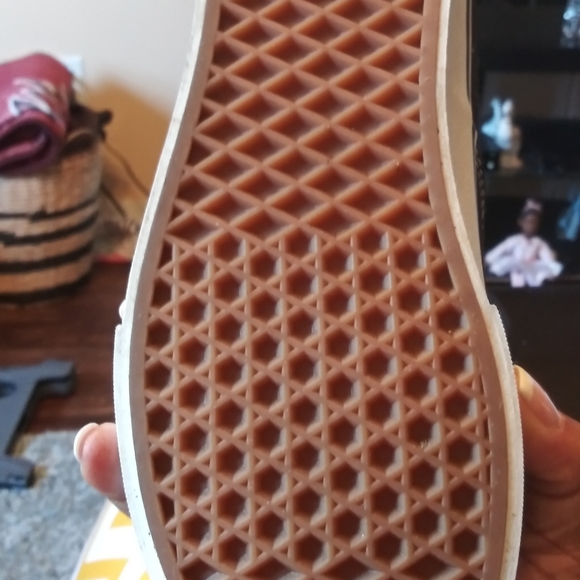 Women's VANS black and white size 10 - Picture 3 of 6